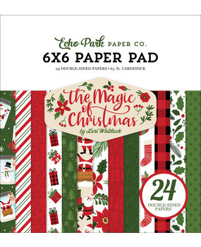 Echo Park The Magic Of Christmas 6x6 Inch Paper Pad (MOC286023) (DISCONTINUED) Echo Park The Magic Of Christmas 6x6 Inch Paper Pad (MOC286023) (DISCONTINUED)