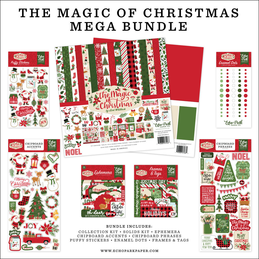 Echo Park The Magic Of Christmas Mega Bundle (MOC286050) (DISCONTINUED) Echo Park The Magic Of Christmas Mega Bundle (MOC286050) (DISCONTINUED)