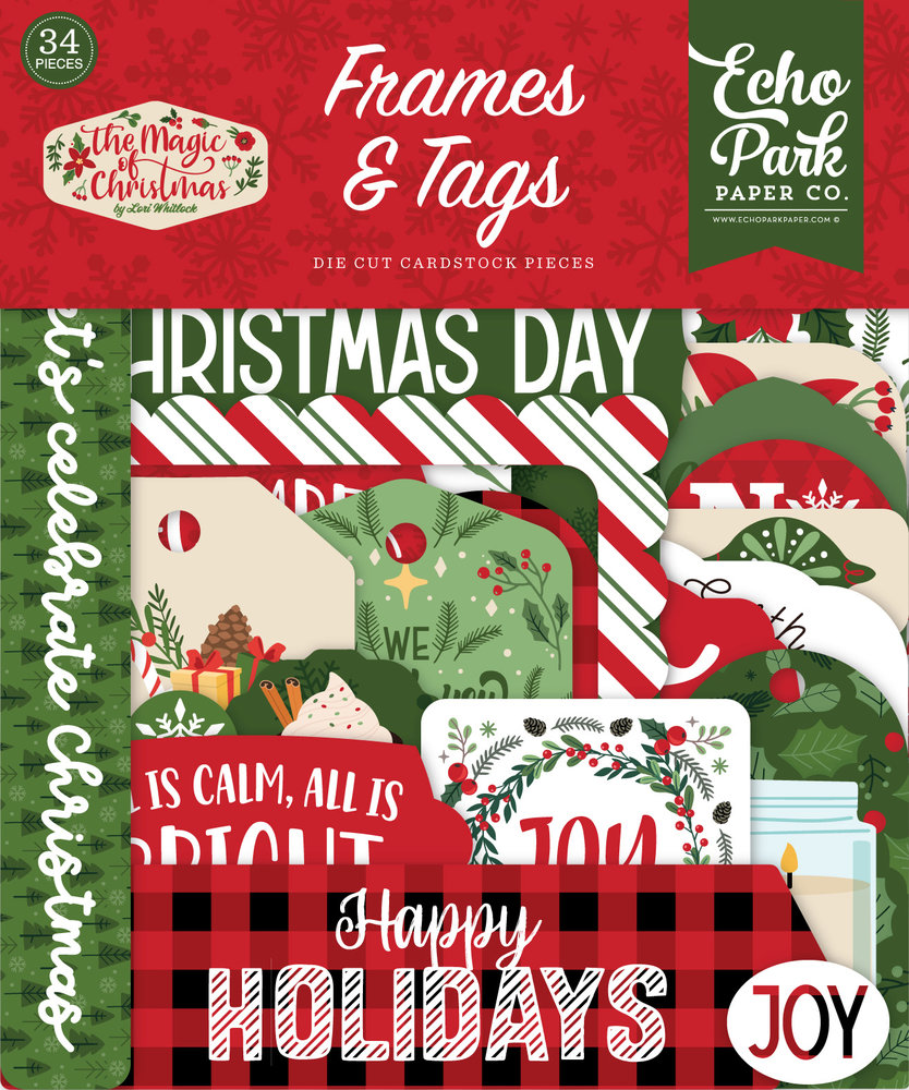 Echo Park The Magic Of Christmas Frames & Tags (MOC286025) (DISCONTINUED) Echo Park The Magic Of Christmas Frames & Tags (MOC286025) (DISCONTINUED)