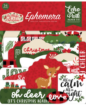 Echo Park The Magic Of Christmas Ephemera (MOC286024) (DISCONTINUED) Echo Park The Magic Of Christmas Ephemera (MOC286024) (DISCONTINUED)