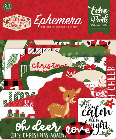 Echo Park The Magic Of Christmas Ephemera (MOC286024) (DISCONTINUED) Echo Park The Magic Of Christmas Ephemera (MOC286024) (DISCONTINUED)