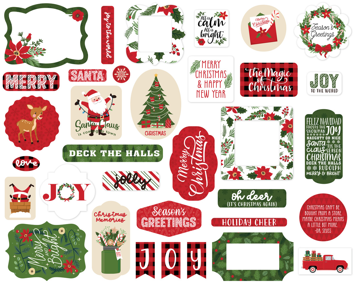 Echo Park The Magic Of Christmas Ephemera (MOC286024) (DISCONTINUED) Echo Park The Magic Of Christmas Ephemera (MOC286024) (DISCONTINUED)