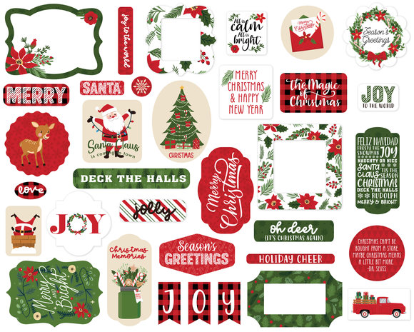 Echo Park The Magic Of Christmas Ephemera (MOC286024) (DISCONTINUED) Echo Park The Magic Of Christmas Ephemera (MOC286024) (DISCONTINUED)
