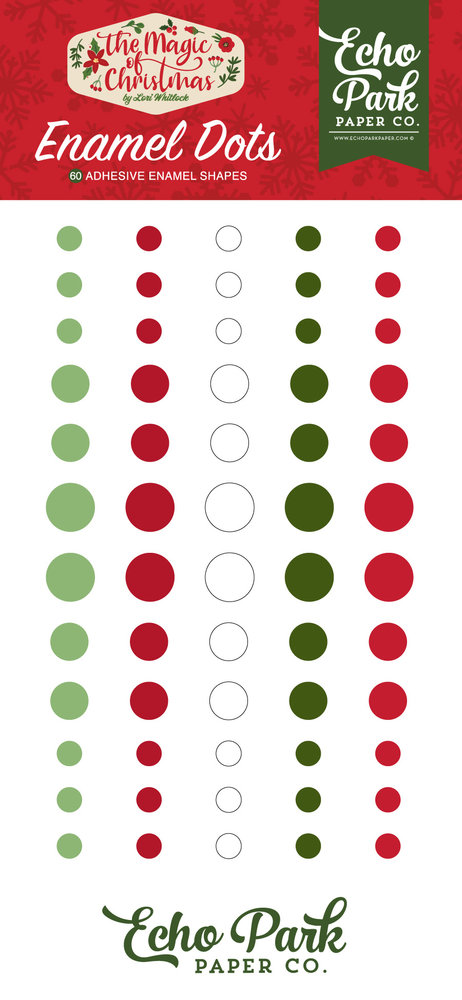Echo Park The Magic Of Christmas Enamel Dots (MOC286028) (DISCONTINUED)