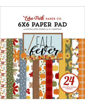 Echo Park Fall Fever 6x6 Inch Paper Pad (FAF285023) (DISCONTINUED)
