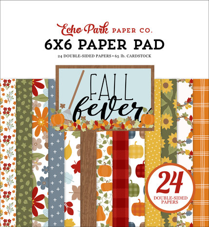 Echo Park Fall Fever 6x6 Inch Paper Pad (FAF285023) (DISCONTINUED)