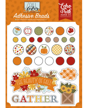 Echo Park Fall Fever Adhesive Brads (FAF285020) (DISCONTINUED)