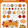 Echo Park Fall Fever Adhesive Brads (FAF285020) (OUTLET)
