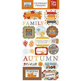 Echo Park Fall Fever Chipboard Phrases (FAF285022) (OUTLET)