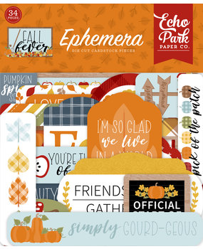 Echo Park Fall Fever Ephemera (FAF285024) (DISCONTINUED)