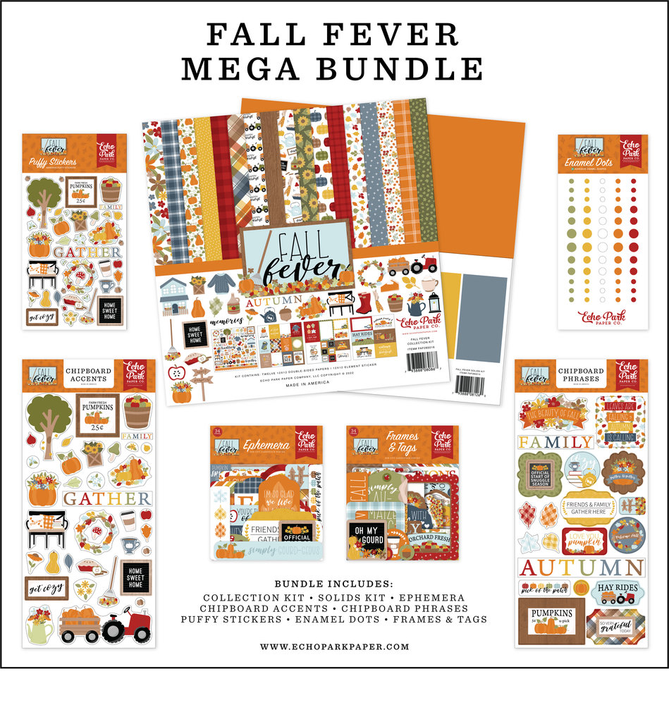 Echo Park Fall Fever Mega Bundle (FAF285050) (OUTLET) Echo Park Fall Fever Mega Bundle (FAF285050) (OUTLET)