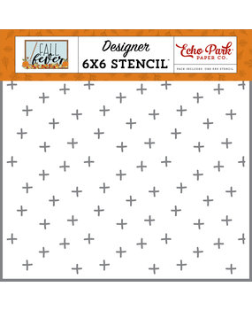 Echo Park Fall Patches Stencil (FAF285034) (OUTLET)