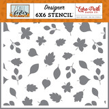 Echo Park Leaf Pile Stencil (FAF285033) (OUTLET)