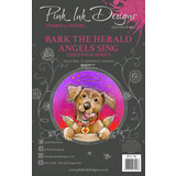 Pink Ink Designs Bark The Herald Angels Sing A5 Clear Stamps (PI178) (OUTLET)