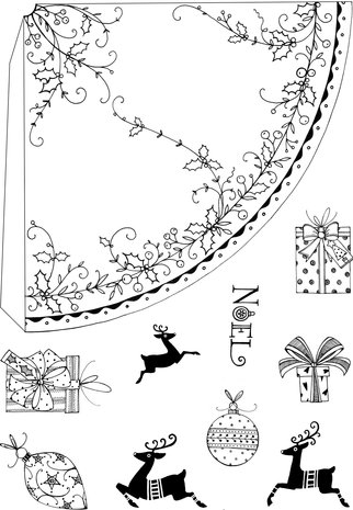Pink Ink Designs Festive Cone A6 Clear Stamps (PI0A6034) (OUTLET) Pink Ink Designs Festive Cone A6 Clear Stamps (PI0A6034) (OUTLET)