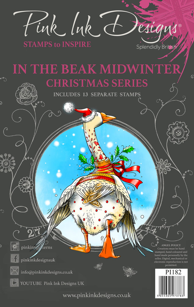 Pink Ink Designs In The Beak Midwinter A5 Clear Stamps (PI182) (OUTLET)