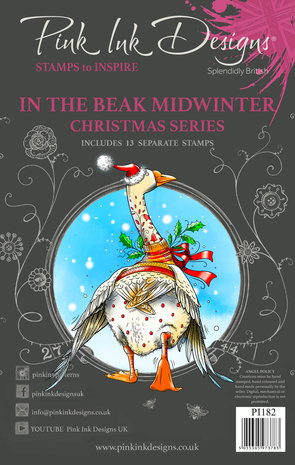 Pink Ink Designs In The Beak Midwinter A5 Clear Stamps (PI182) (OUTLET)