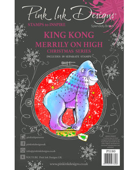 Pink Ink Designs King Kong Merrily On High A5 Clear Stamps (PI180) (OUTLET) Pink Ink Designs King Kong Merrily On High A5 Clear Stamps (PI180) (OUTLET)