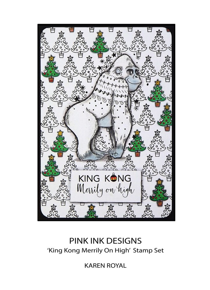 Pink Ink Designs King Kong Merrily On High A5 Clear Stamps (PI180) (OUTLET) Pink Ink Designs King Kong Merrily On High A5 Clear Stamps (PI180) (OUTLET)