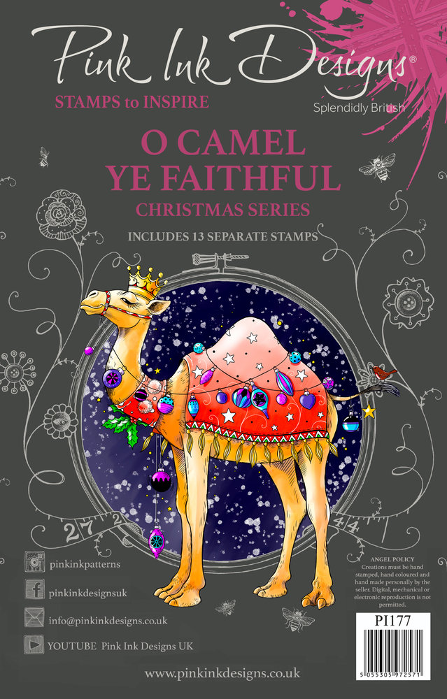 Pink Ink Designs O Camel Ye Faithful A5 Clear Stamps (PI177) (OUTLET) Pink Ink Designs O Camel Ye Faithful A5 Clear Stamps (PI177) (OUTLET)
