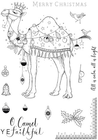 Pink Ink Designs O Camel Ye Faithful A5 Clear Stamps (PI177) (OUTLET) Pink Ink Designs O Camel Ye Faithful A5 Clear Stamps (PI177) (OUTLET)