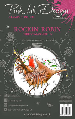 Pink Ink Designs Rockin Robin A5 Clear Stamps (PI179) (OUTLET) Pink Ink Designs Rockin Robin A5 Clear Stamps (PI179) (OUTLET)