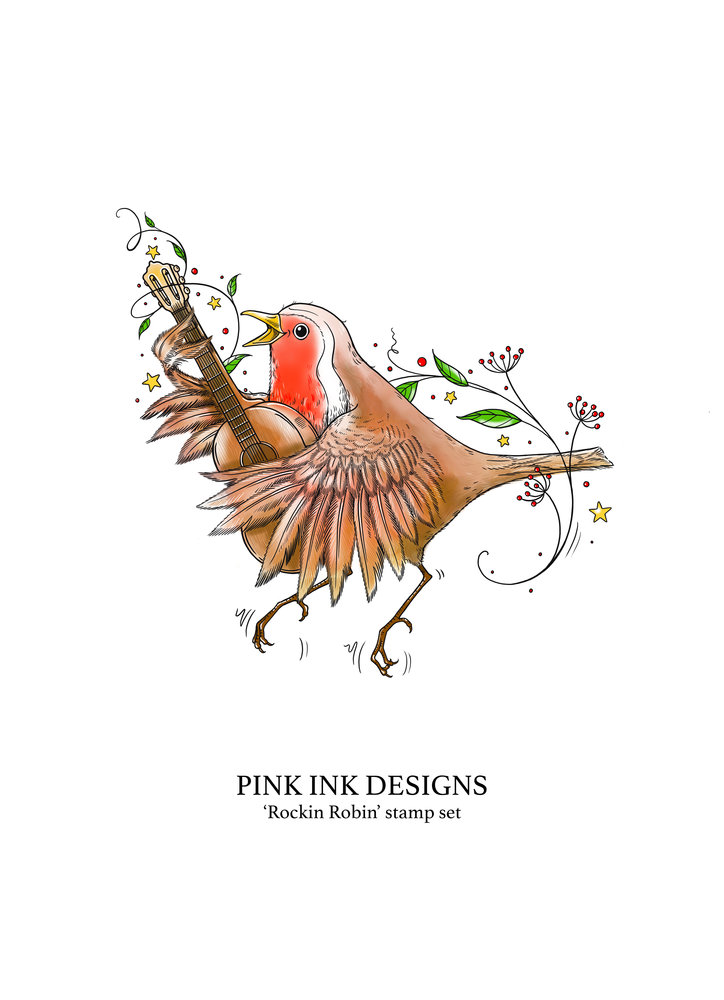 Pink Ink Designs Rockin Robin A5 Clear Stamps (PI179) (OUTLET) Pink Ink Designs Rockin Robin A5 Clear Stamps (PI179) (OUTLET)