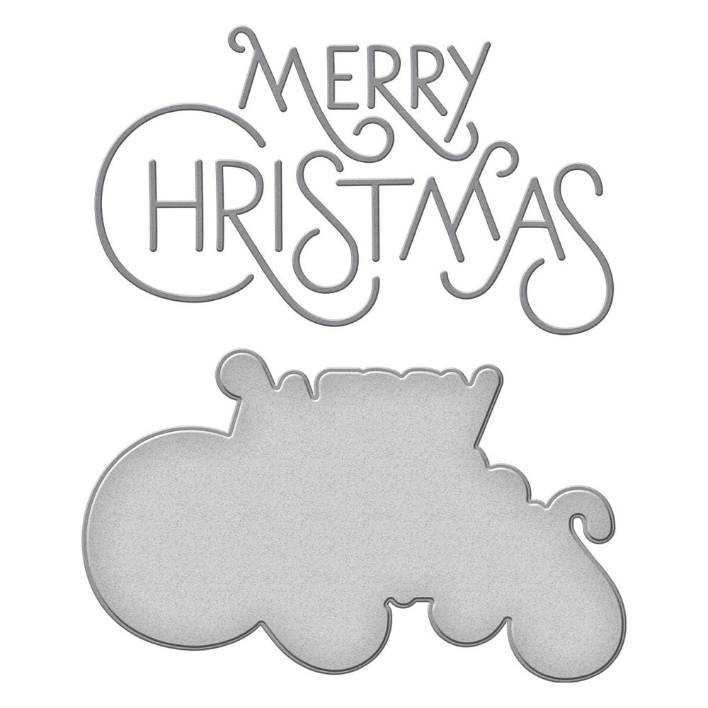 Spellbinders Stylish Merry Christmas Etched Dies (S4-1222) (OUTLET) Spellbinders Stylish Merry Christmas Etched Dies (S4-1222) (OUTLET)