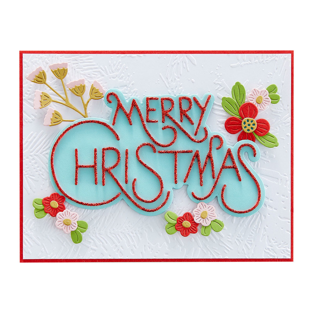 Spellbinders Stylish Merry Christmas Etched Dies (S4-1222) (OUTLET) Spellbinders Stylish Merry Christmas Etched Dies (S4-1222) (OUTLET)