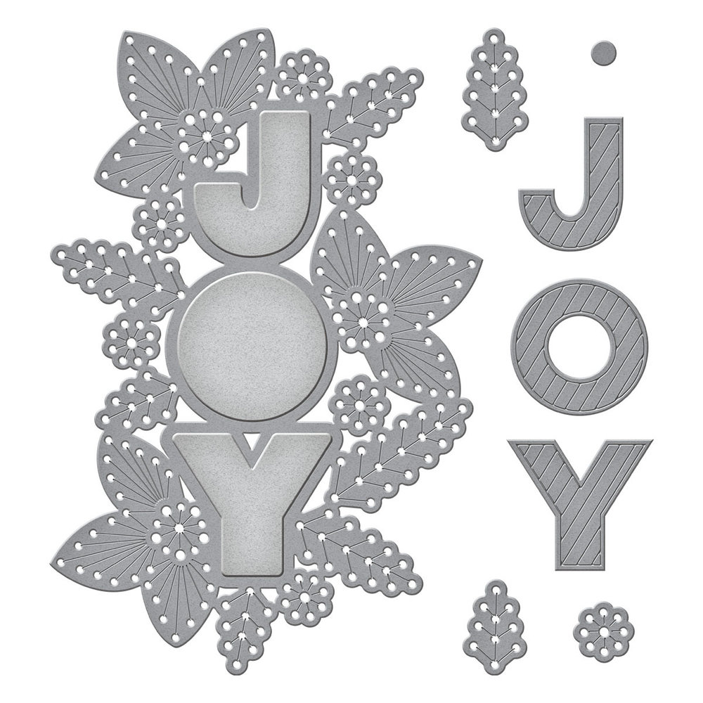 Spellbinders Stitched Joy Etched Dies (S4-1230) (OUTLET)