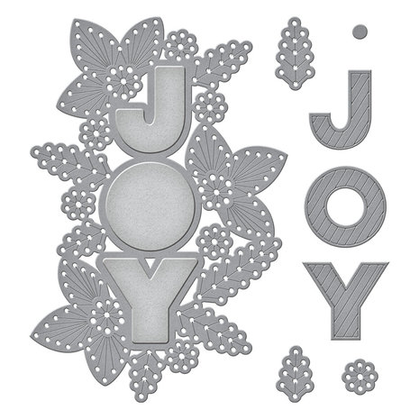 Spellbinders Stitched Joy Etched Dies (S4-1230) (OUTLET)