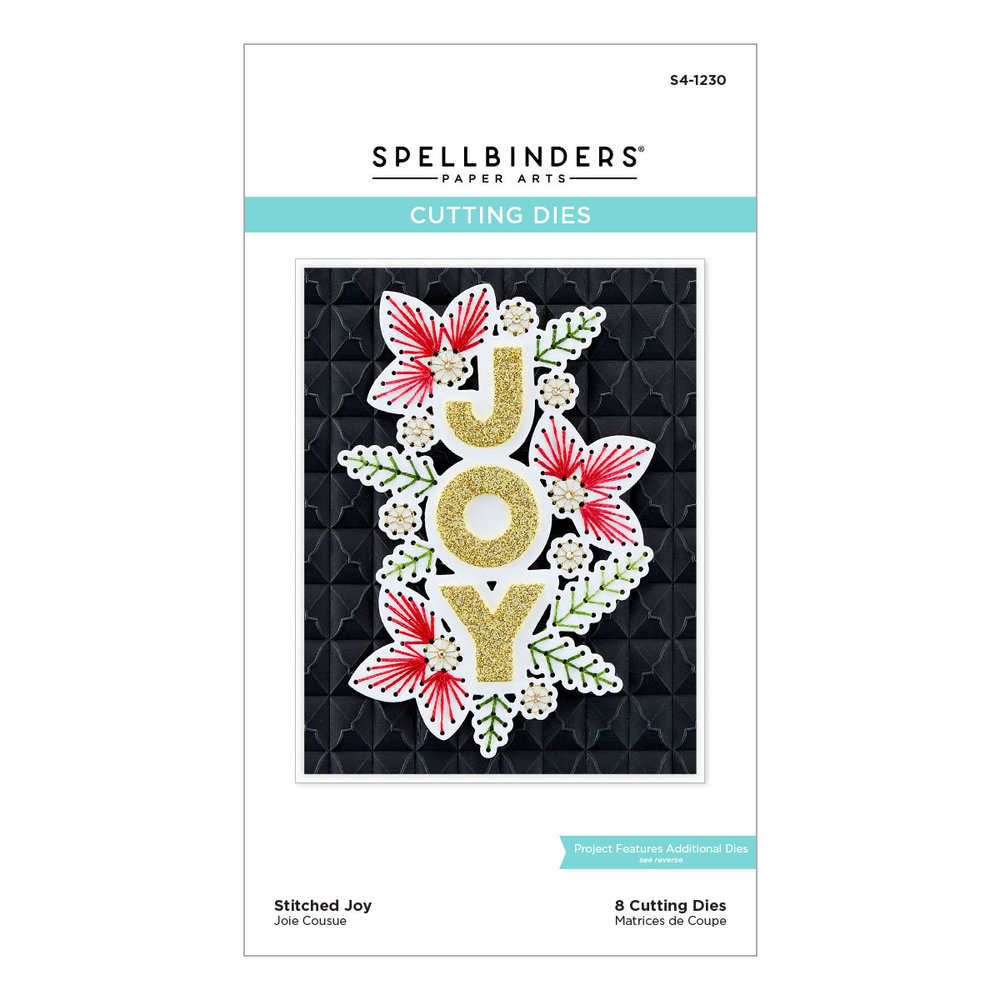 Spellbinders Stitched Joy Etched Dies (S4-1230) (OUTLET)