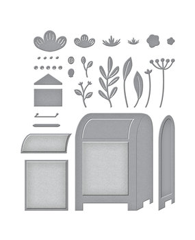 Spellbinders Parcel & Post Mailbox Etched Dies (S5-530)