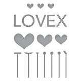 Spellbinders Parcel & Post Heart Decorations Etched Dies (S2-351) (OUTLET)