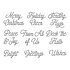 Mix & Match Holiday Greetings Etched Dies (S5-521) (OUTLET) Mix & Match Holiday Greetings Etched Dies (S5-521) (OUTLET)