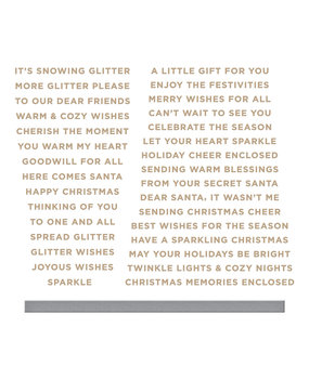 Spellbinders Glitter Wishes Glimmer Hot Foil Plate & Die (GLP-347) (OUTLET)