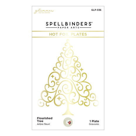 Spellbinders Flourished Tree Glimmer Hot Foil Plate (GLP-336) (OUTLET) Spellbinders Flourished Tree Glimmer Hot Foil Plate (GLP-336) (OUTLET)