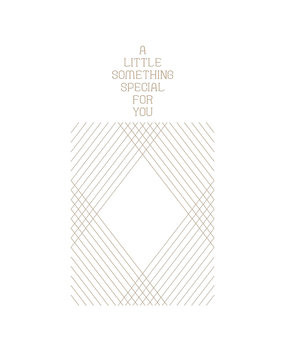 Spellbinders Crossed Lines Cardfront Hot Foil Plate (GLP-344) (OUTLET)