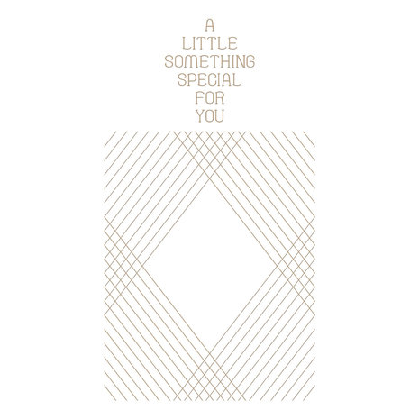 Spellbinders Crossed Lines Cardfront Hot Foil Plate (GLP-344) (OUTLET)