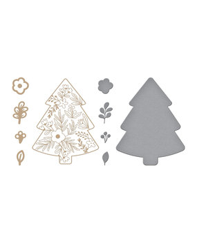 Spellbinders Blooming Tree Glimmer Hot Foil Plate & Die (GLP-350) (OUTLET)