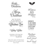 Spellbinders The Winter Garden Sentiments Clear Stamp (STP-126) (OUTLET)