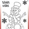 Woodware Big Bubble Snowman Clear Stamps (JGS819) (OUTLET) Woodware Big Bubble Snowman Clear Stamps (JGS819) (OUTLET)