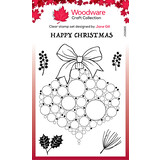 Woodware Big Bubble Bauble Twigs & Berries Clear Stamps (JGS815) (OUTLET)