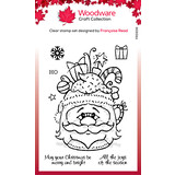 Woodware Santa Cup Clear Stamps (FRS939) (OUTLET)