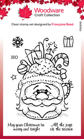 Woodware Santa Cup Clear Stamps (FRS939) (OUTLET) Woodware Santa Cup Clear Stamps (FRS939) (OUTLET)