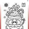 Woodware Santa Cup Clear Stamps (FRS939) (OUTLET) Woodware Santa Cup Clear Stamps (FRS939) (OUTLET)