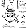 Woodware Owl Christmas Mail Clear Stamps (FRS934) (OUTLET) Woodware Owl Christmas Mail Clear Stamps (FRS934) (OUTLET)