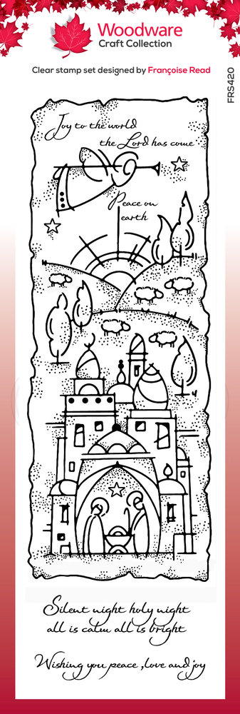 Woodware Holy Night Clear Stamps (FRS420) (OUTLET) Woodware Holy Night Clear Stamps (FRS420) (OUTLET)