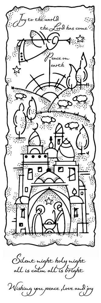 Woodware Holy Night Clear Stamps (FRS420) (OUTLET) Woodware Holy Night Clear Stamps (FRS420) (OUTLET)