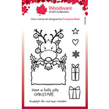 Woodware Festive Rudolph Clear Stamps (FRS936) (OUTLET)